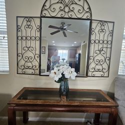 Wall Mirror With Console $200