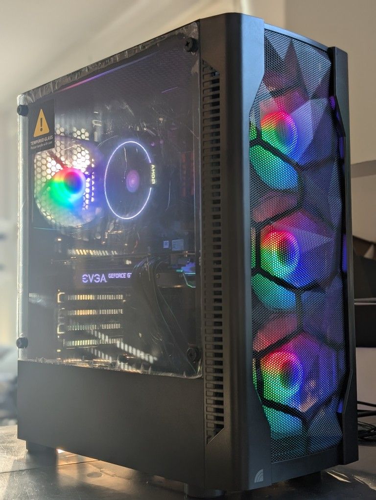 AMD Ryzen Nvidia 1080P Budget Custom  Gaming PC