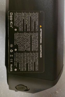 Das-Kit 48V 21Ah 1008Wh E-Bike Battery - 160 Miles