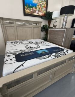 Beautyrest Recharge Mattress with Bed Frame-no money down-same day delivery