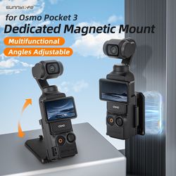 Sunnylife Magnetic Mount Tabletop Base Bracket Adjustable For Dji Osmo Pocket 3