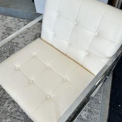 (2) Wide Tufted Armchairs