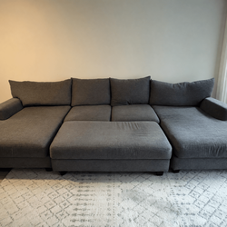 Chaise Lounge with Ottoman – Good Condition, Large Size - Citrus Heights, CA