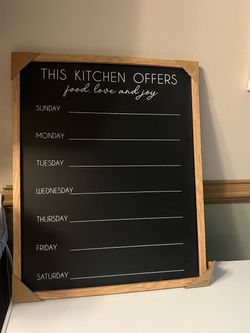 Chalkboard decor