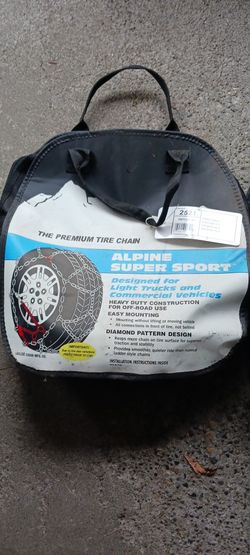 Tire Chains, 2 Sets, fits Toyota Tacoma or Others