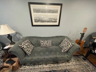 Gorgeous Blue-Grey Couch