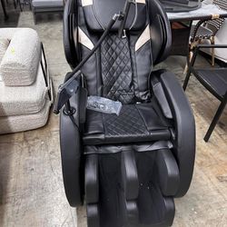 GDFStudio Massage Chair Recliner with Zero Gravity and Full Body Air Pressure-Black