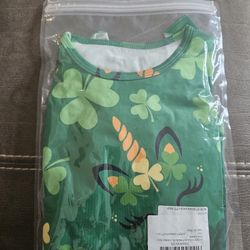 Sz 3t-4t Girl's Green Tutu Set