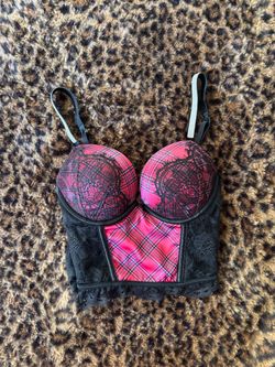 Victoria’s Secret punk rock corset top🩷🖤