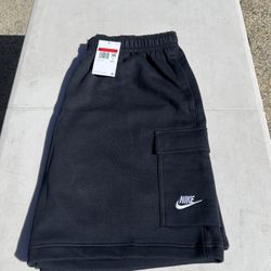 New Men’s Nike Sweat Short Cargo Size Large