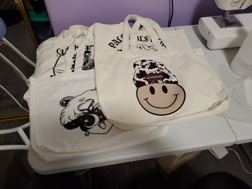 Tote Bags Different Designs