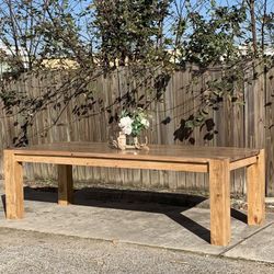 Custom Built Dining Table Solid wood Farmhouse Set Modern Rustic Bench Country Oval Round Counter Breakfast Height  Farm House 