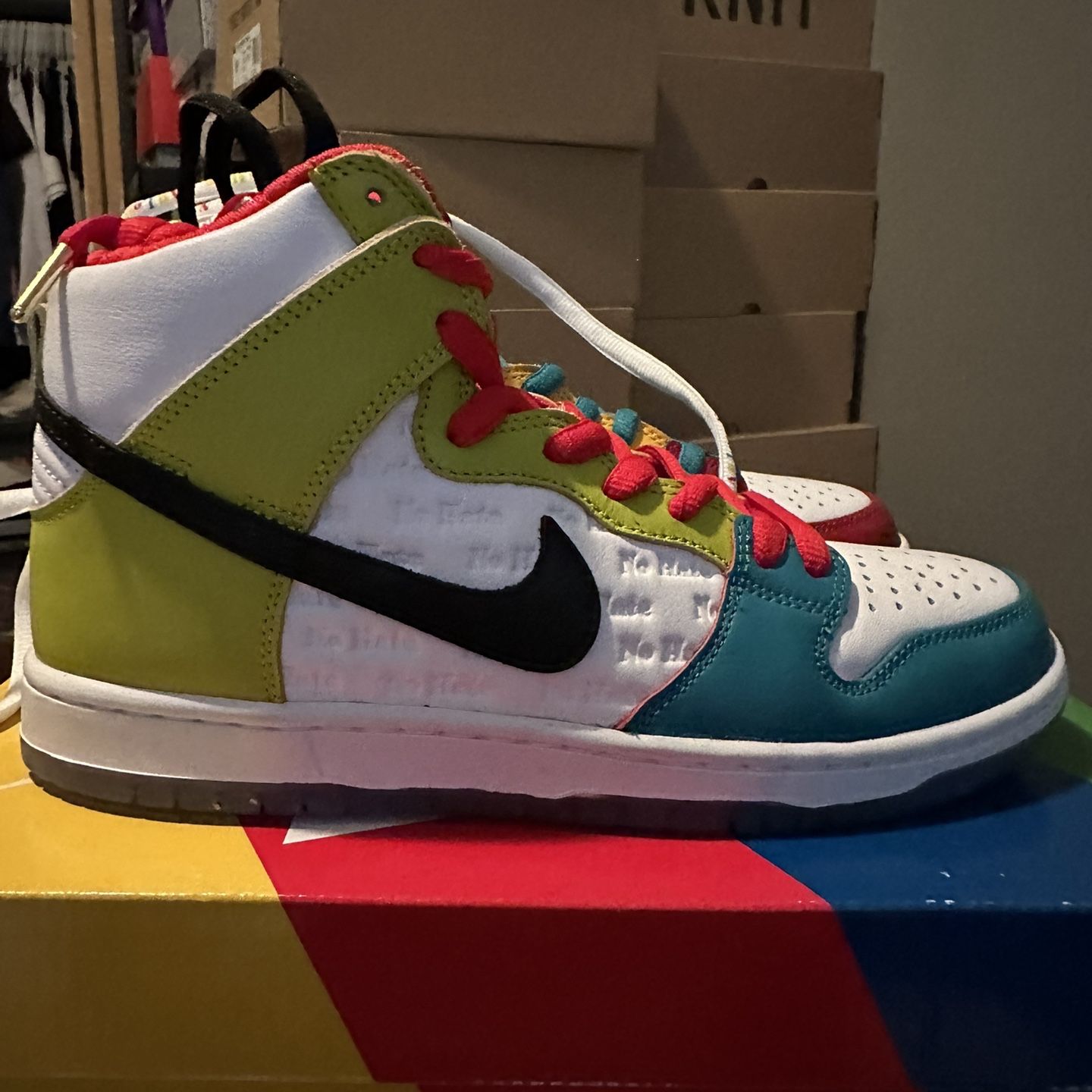 Nike SB Dunk High x froSkate “All Love No Hate” size 8 for Sale in 