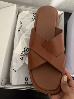 Aldo brown sandals