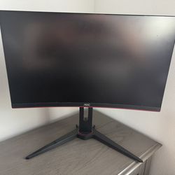24” AOC Curved Computer Monitor