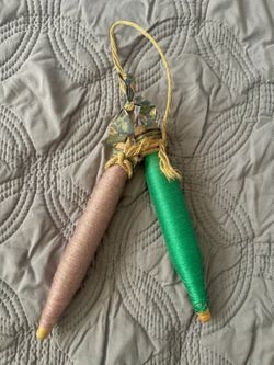 Set of Antique Yard on Wooden Spindles