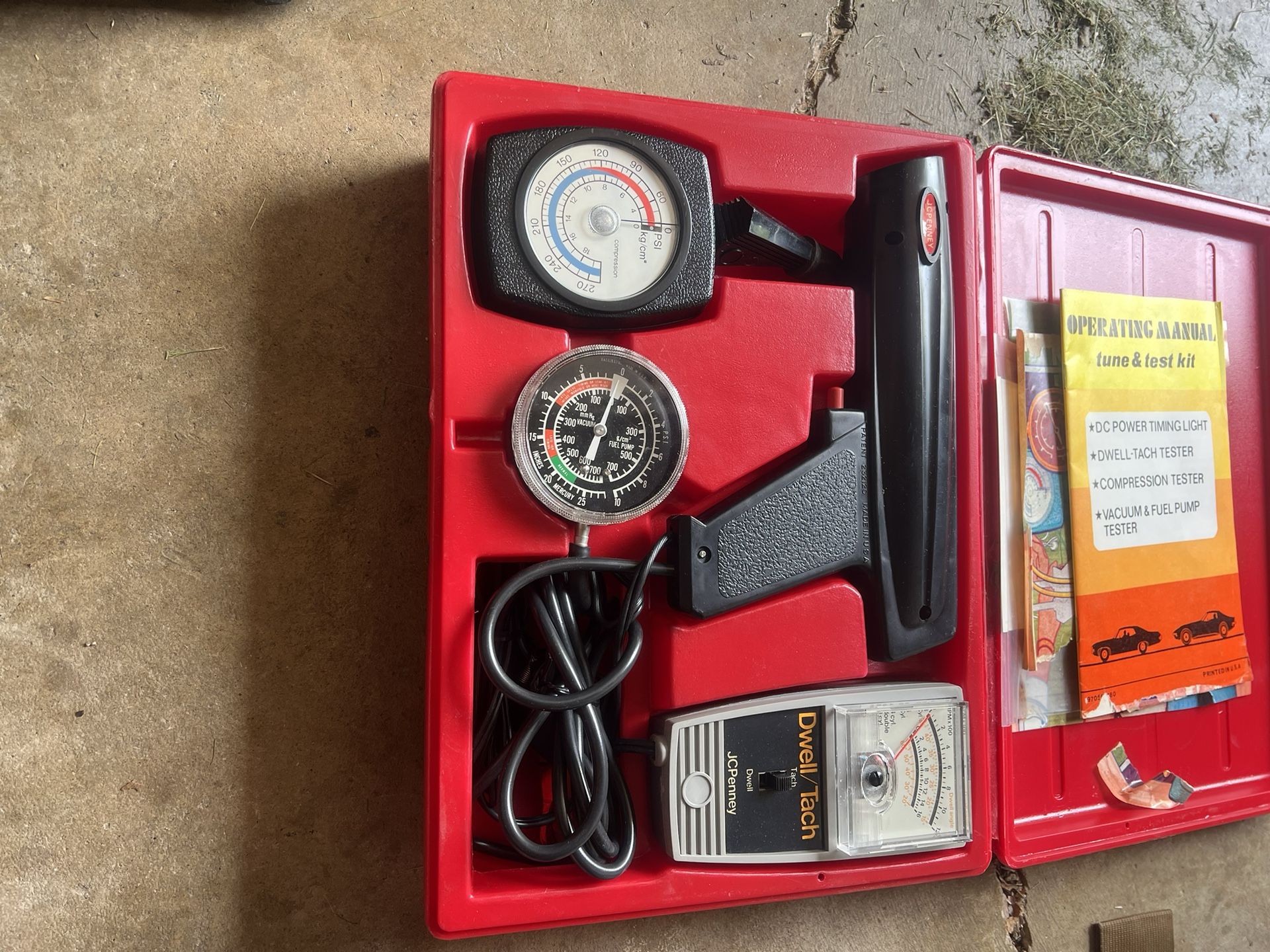 JCPenney Performance Master Tune & Test Kit - Vintage Auto Tool!