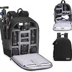 Camera Backpack Bag Professional for SLR DSLR Mirrorless Camera Waterproof Camera Case Compatible with Sony Canon Nikon Camera and Lens Tripod Accesso