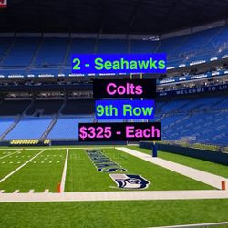 Seahawks Colts Tickets 