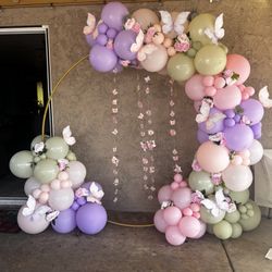 Butterfly Balloon Garland 