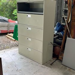 Hon Industries 5000 Series  5 Drawer File Cabinet