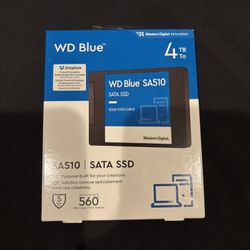 New WD blue 4TB SA510 SATA SSD. Shoot Me Offer!