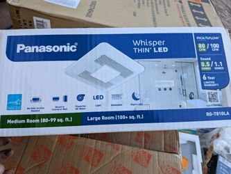 Panasonic WhisperThin LED Bathroom Exhaust Fan RG-T810LA