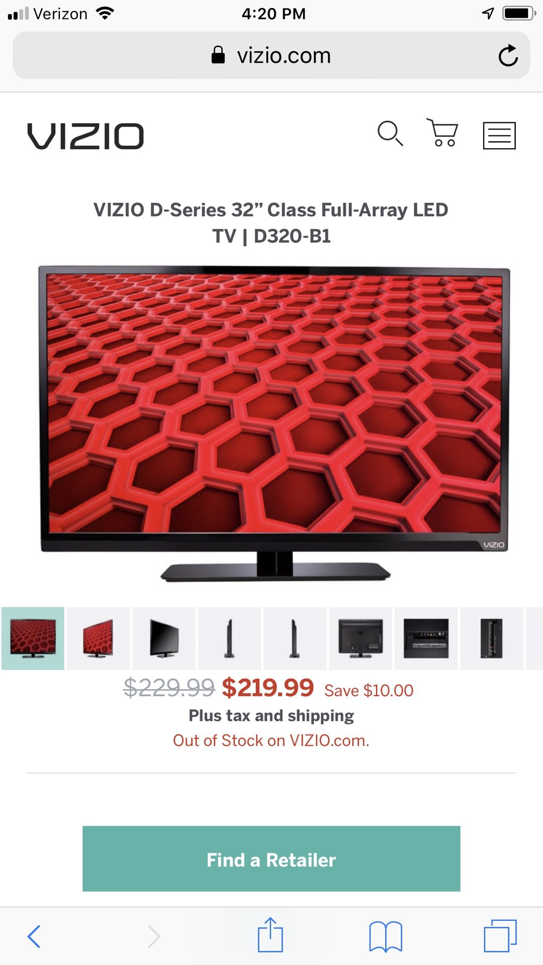 32” Vizio TV