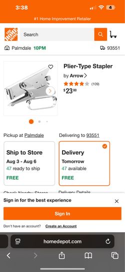Arrow P22 stapler gun