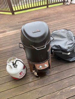 Char-Broil Big Easy TRU Infrared Smoker Roaster and Grill with Propane Tank
