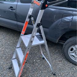 Little giant, extra light, 375 pound ladder