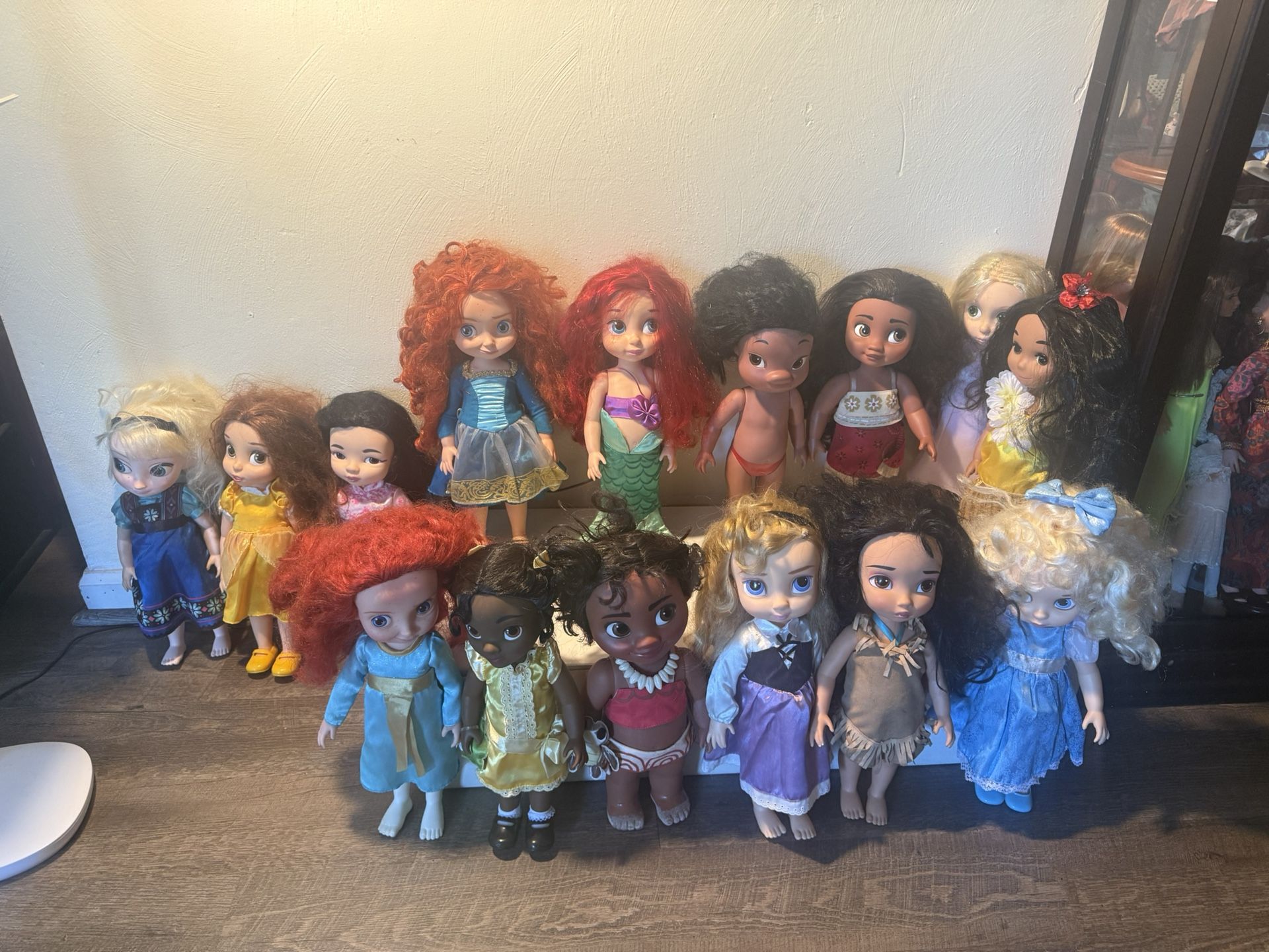 Disney 16 Inch Animated Princess Dolls