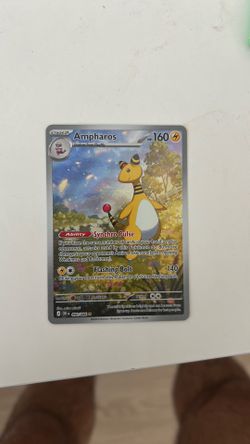 Pokémon TCG Ampharos Illustration Rare #090/086 – Near Mint – $12