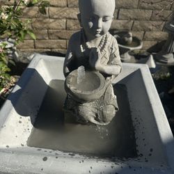 Buddha Cement Fountain 