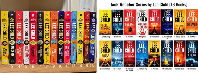 Jack Reacher Book Collection by Lee Child – 16 Books