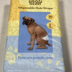 Adult Male Dog Diapers New 30 Count