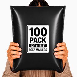 POLYMAILERS SHIPPING BAGS (MULTI-QUANTITY) 12" X 15.5" SELF SEAL MAILERS