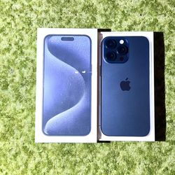 iPhone 15 Pro Max | 256GB | Blue Titanium | Factory Unlocked
