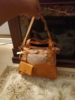Genuine Leather  Handbag Crossbody Bag 
