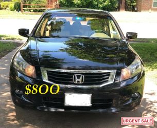 🎁💝$8OO URGENTLY I sell my family car 2OO9 Honda Accord EX-L Everything is working great! Runs great and fun to drive.🔑🔑