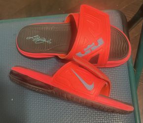 Nike Air Lebron Slide 3 Elite Laser Crimson Size 8 for Sale in