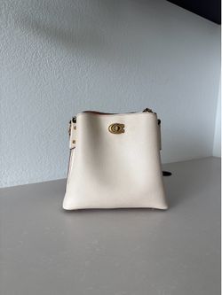 Coach pebble leather bucket bag