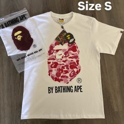 Authentic BAPE Pink Camo Tee 