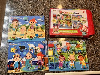 Cocomelon Chunky Puzzle 3-Pack - 22 Pieces - Creative Kids