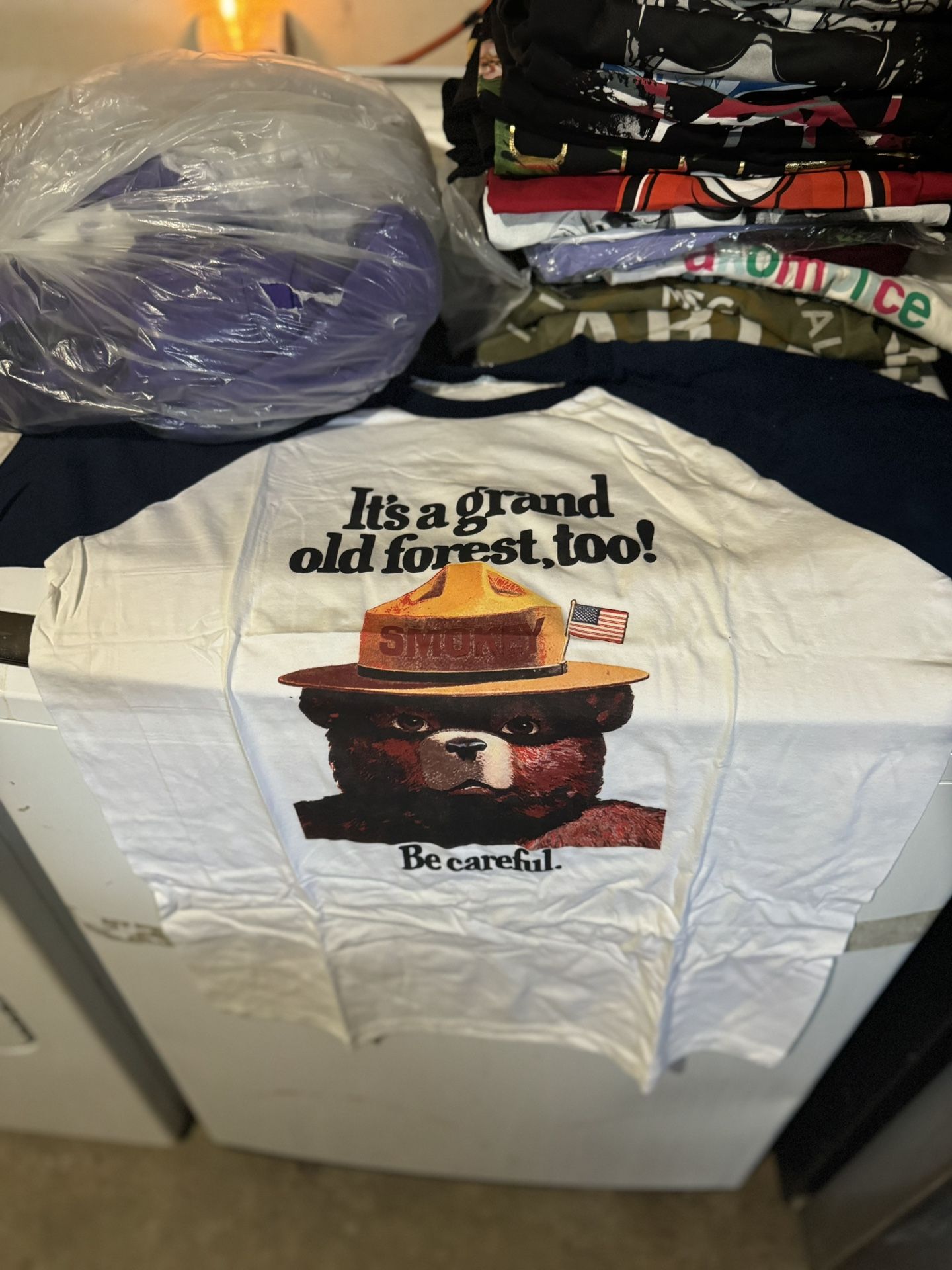 Smokey Bear Baseball Tee