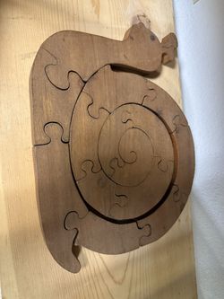 Wooden Snail Puzzle