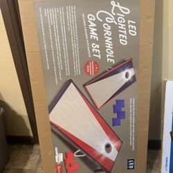 NEW Cornhole Game Set LED Lighted Tournament Grade
