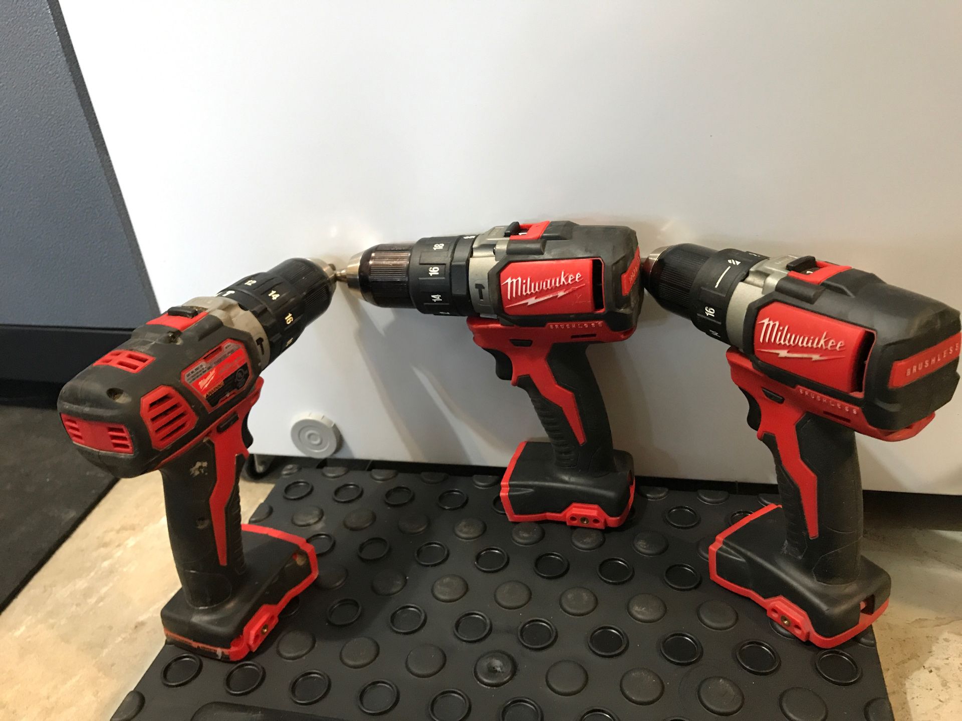 Milwaukee drills. Tool only. $60 each, or 150 for all