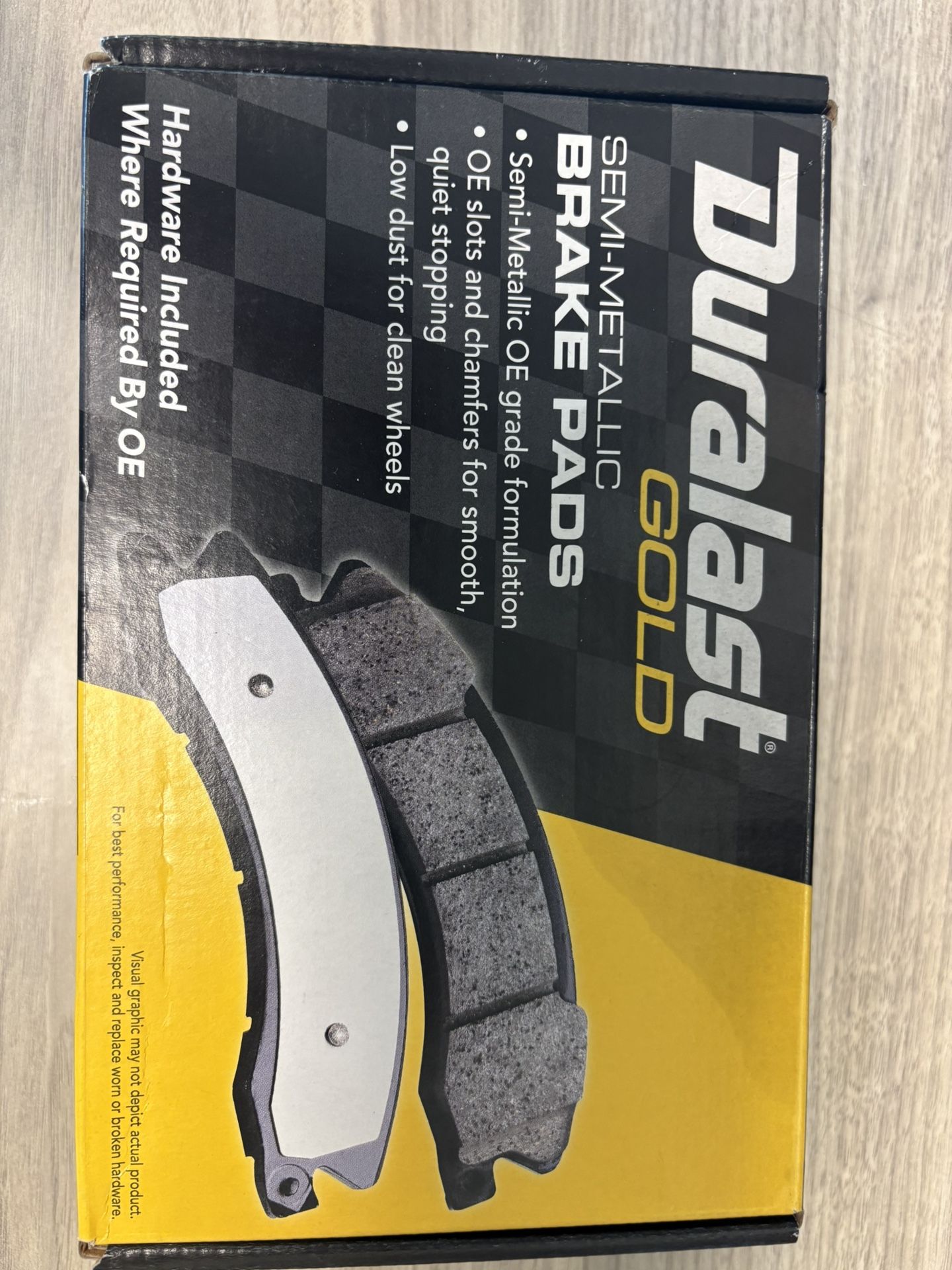 New Duralast Gold Brake Pads For Audi S4