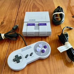 Nintendo Super NES Mini Classic Edition Control Deck Gray CLV-201 Tested